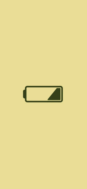 Minimal Battery Icon Wallpaper