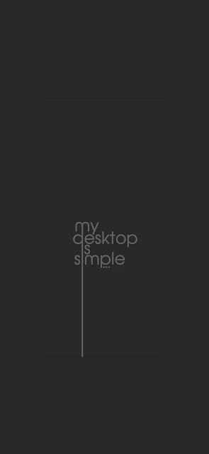 My Desktop Simple Wallpaper