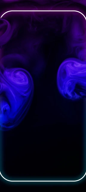 Neon Blue Purple Smoke Wallpaper