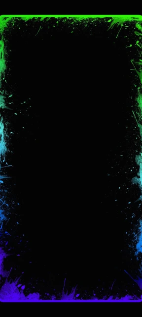 Neon Border Black Background