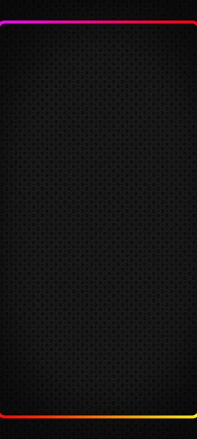 Neon Border Black Pattern