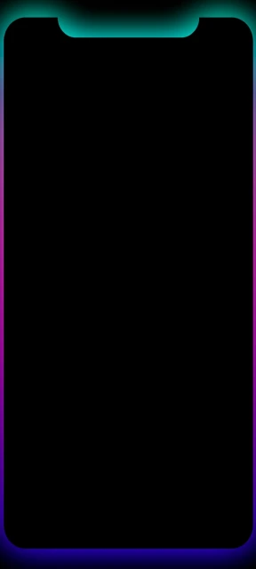 Neon Border Phone Wallpaper