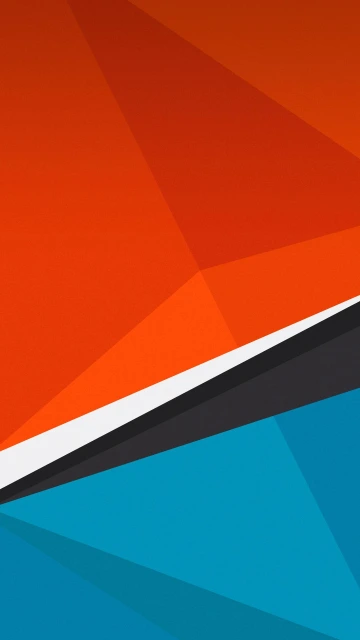 Orange and Blue Geometric Background