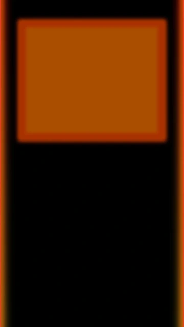 Orange Rectangle on Black Background