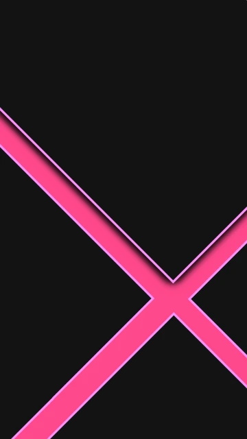 Pink X Logo Black Background