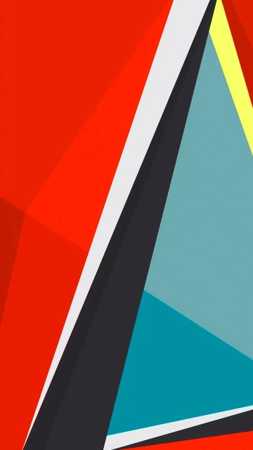 Red and Teal Geometric Abstract Background
