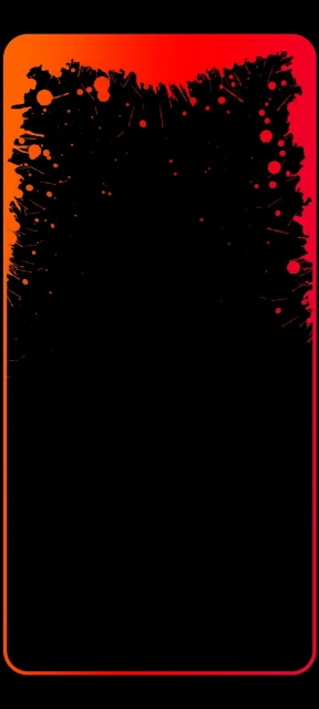 Red Border Black Wallpaper