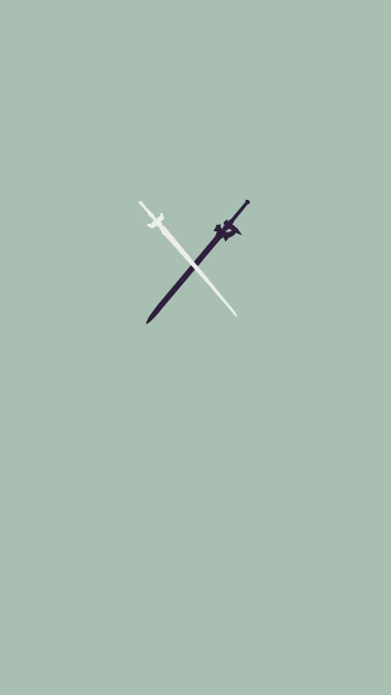 Crossed Swords Minimal Design