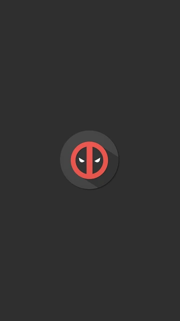 Deadpool Logo on Dark Background