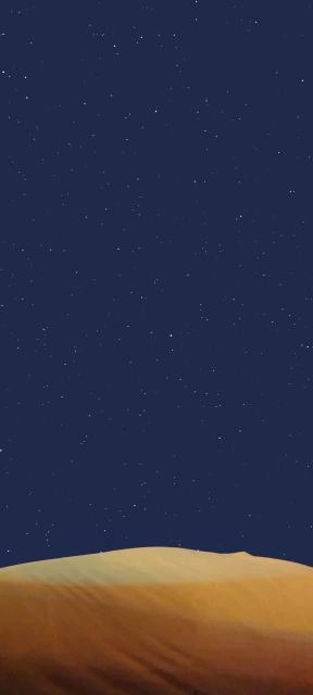 Desert Dune Under Starry Night Sky 1