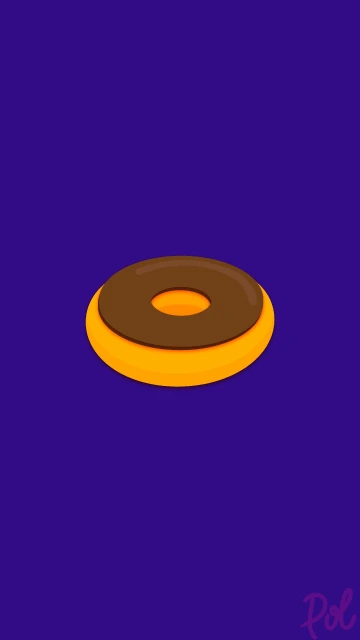 Donut Minimal Background HD