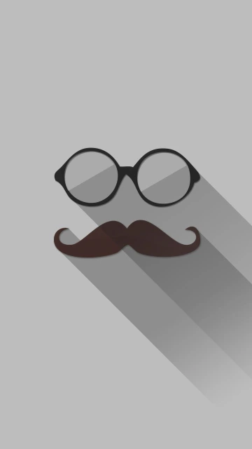Glasses and Mustache Design