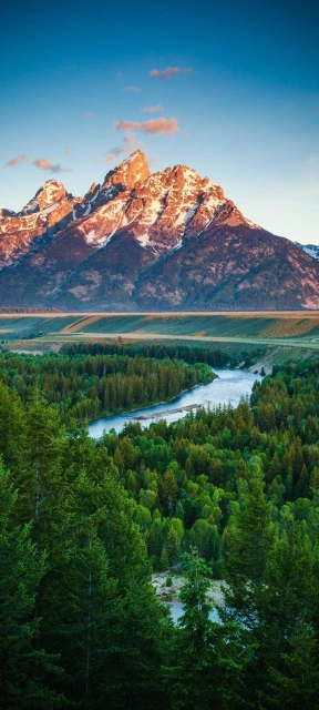 Grand Teton Mountain Landscape