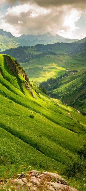 Green Mountain Valley Landscape