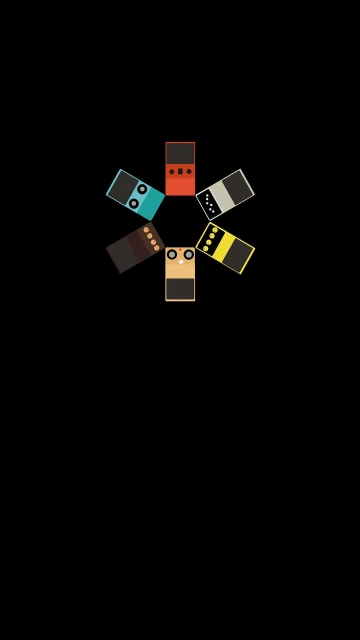Guitar Pedals Arrangement