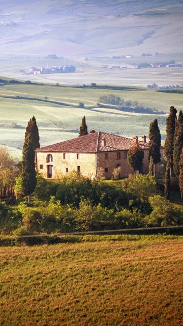 Italy Tuscany Summer Countryside Landscape