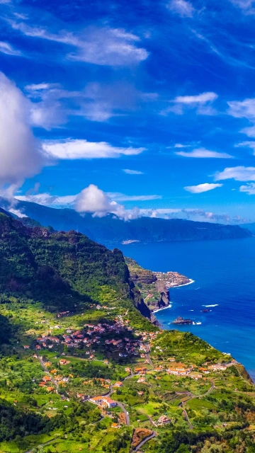 Madeira Portugal Island Sea Mountains