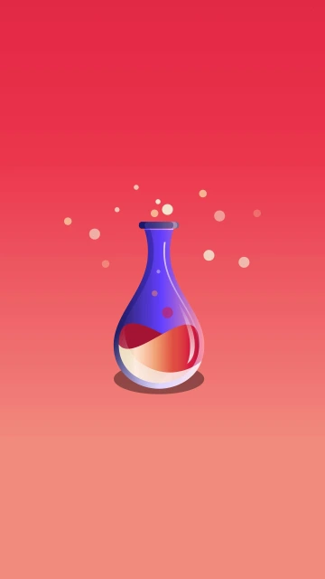 Magic Flask Illustration