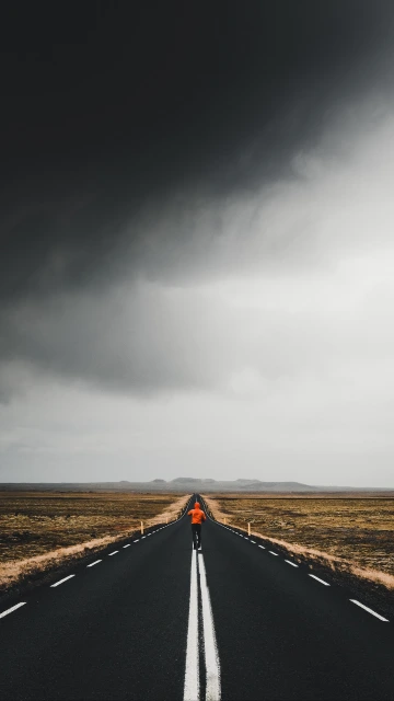 Man Road Marking Asphalt