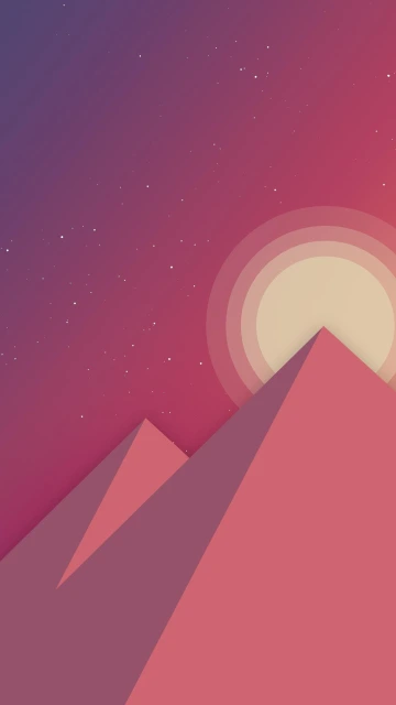 Mountain Sunset Gradient