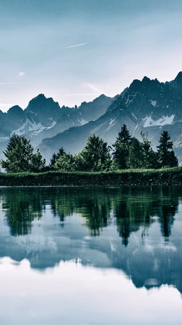 Mountains Lake Photoshop Reflection