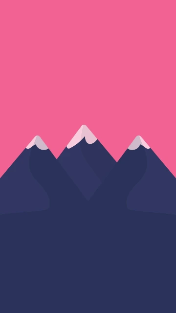 Mountains Minimal Background HD