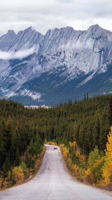 Mountains Road Distance Turn