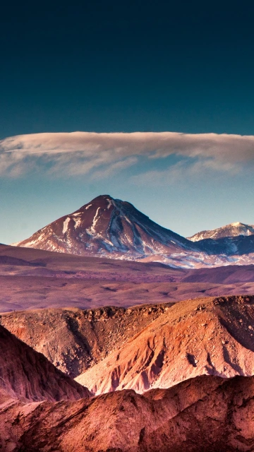 Mountains Sand Sky