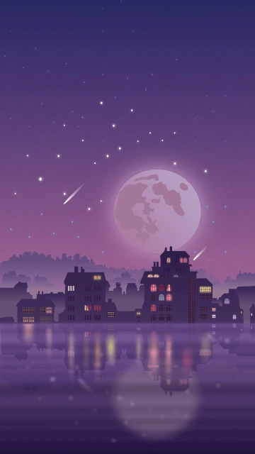 Night City Reflection