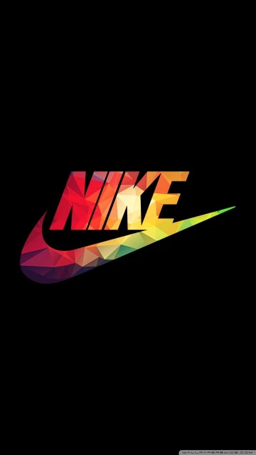 Nike Logo Rainbow Design