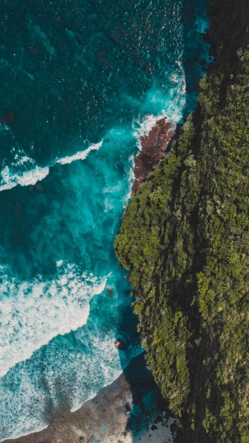 Ocean Island Aerial View