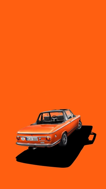 Orange Classic Car