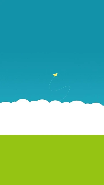 Paper Airplane Flying