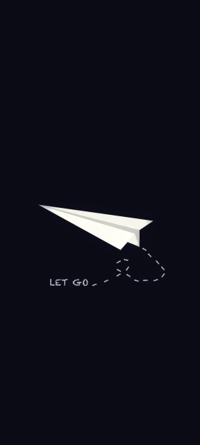 Paper Airplane Let Go
