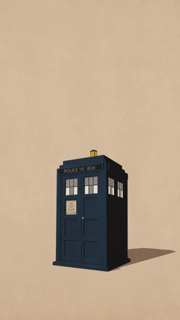 Phone Booth Minimal Background HD