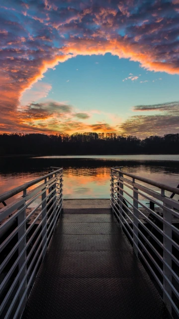 Pier Lake Sunset