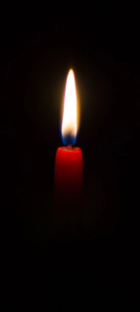 Red Candle Flame