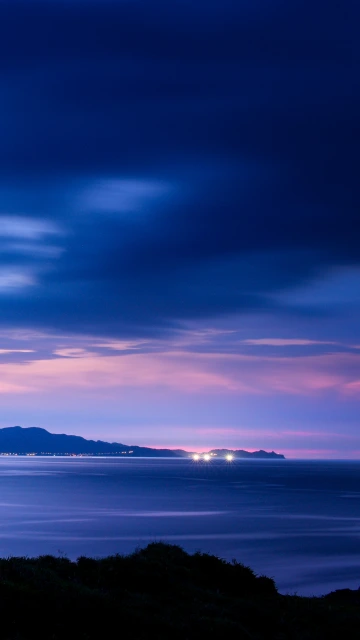 Sea Sunset Skyline