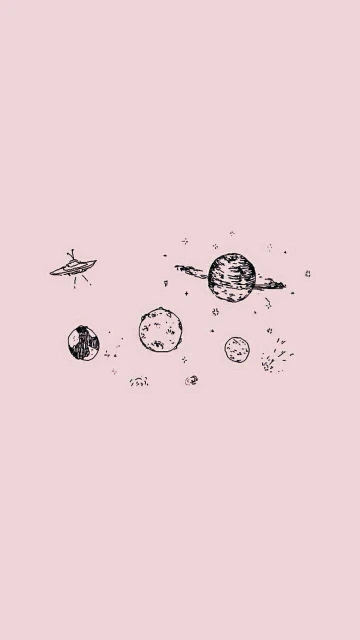 Space Planets Illustration