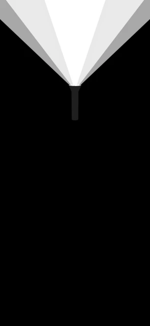 Spotlight on Black Background