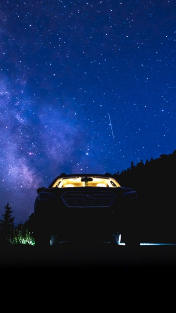 Starry Sky Night Car