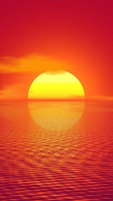 Sunset Horizon Sun