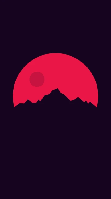 Sunset Minimal Background HD