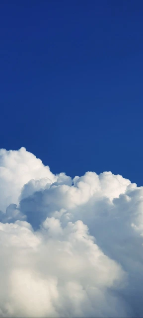 White Clouds Against Blue Sky