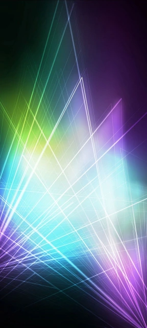 Abstract neon geometric lines