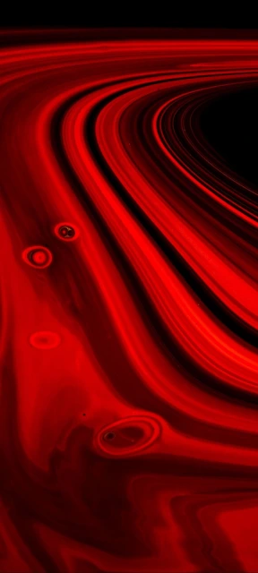 Abstract Red Swirling Liquid