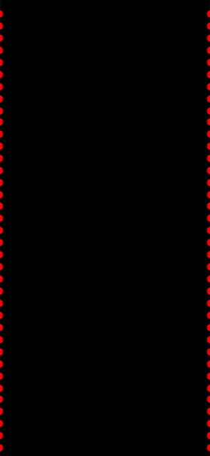 Black Background With Red Dotted Borders