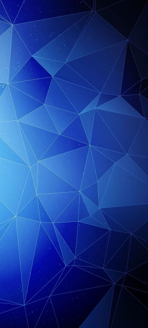 Blue geometric polygon background