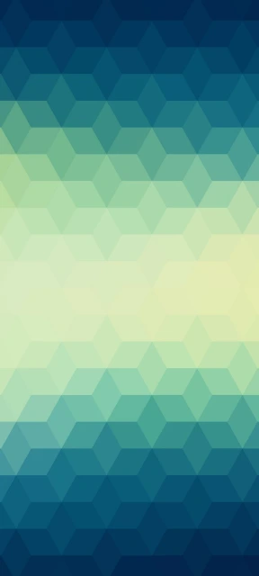 Blue green gradient hexagons