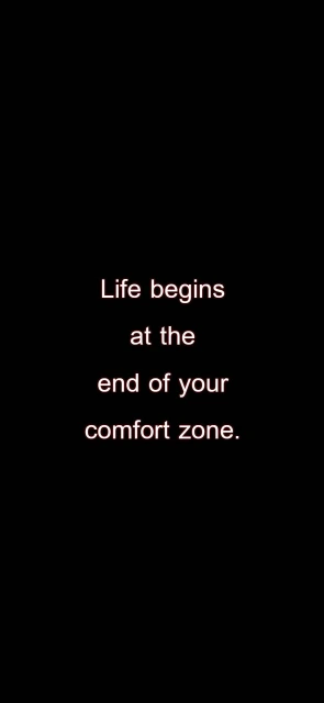 Comfort Zone Motivational Background
